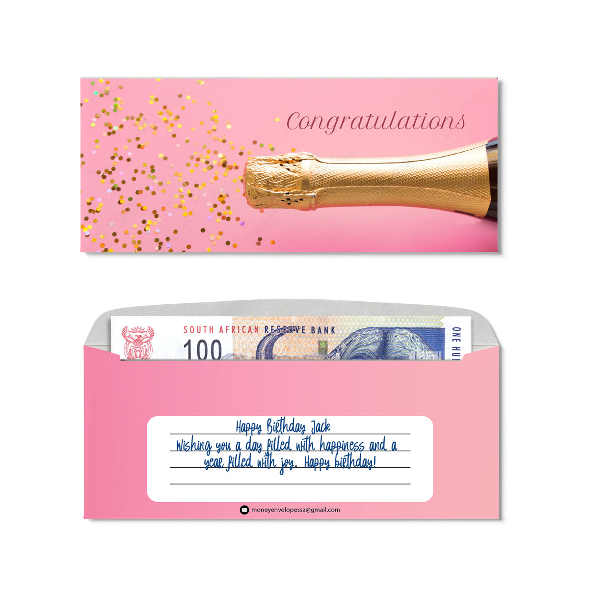 Money Envelopes champaigne (Wholesale)