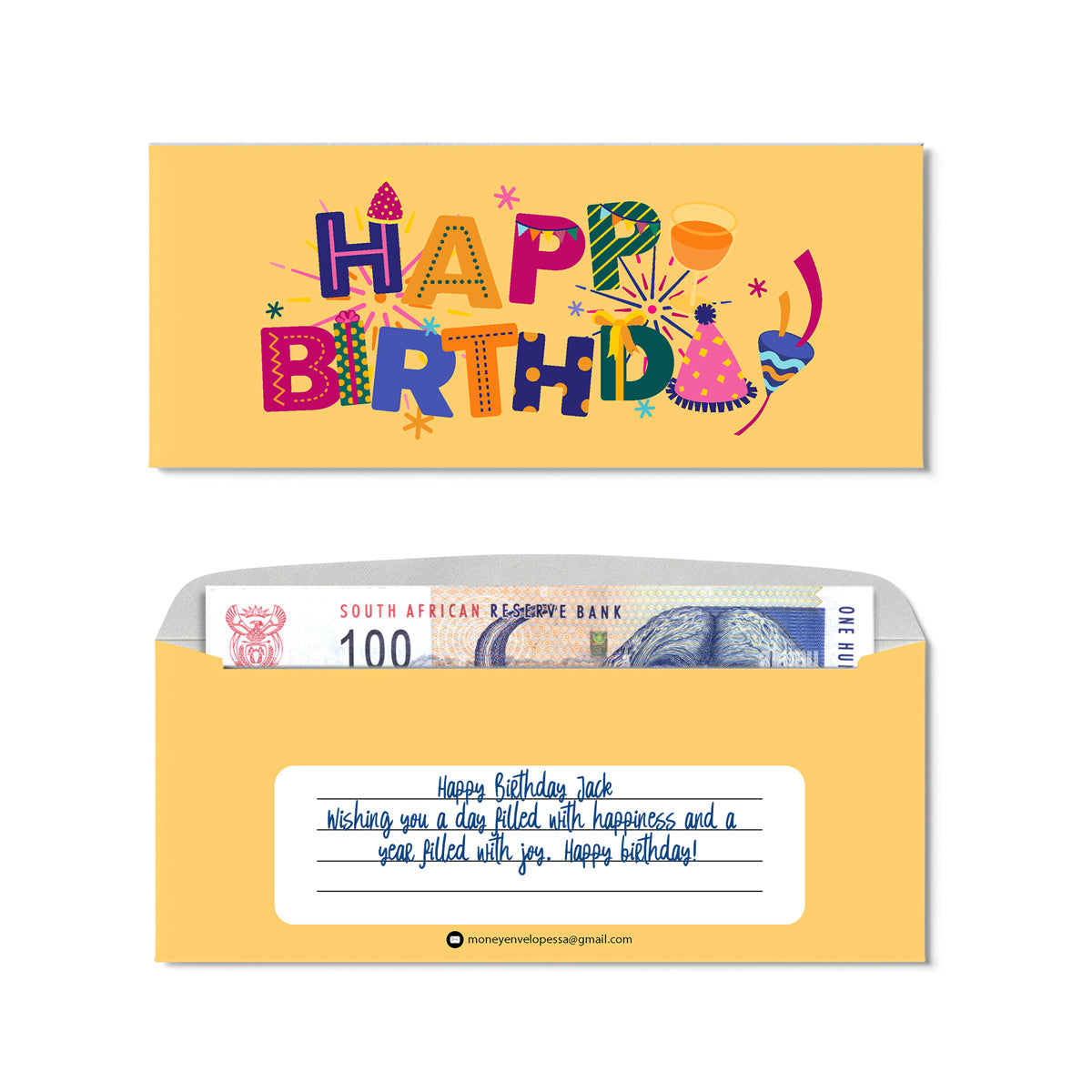 Money Envelopes Happy Birthday (Wholesale)