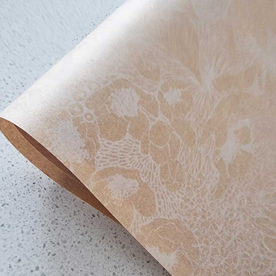 Floral Kraft Wrapping Paper
