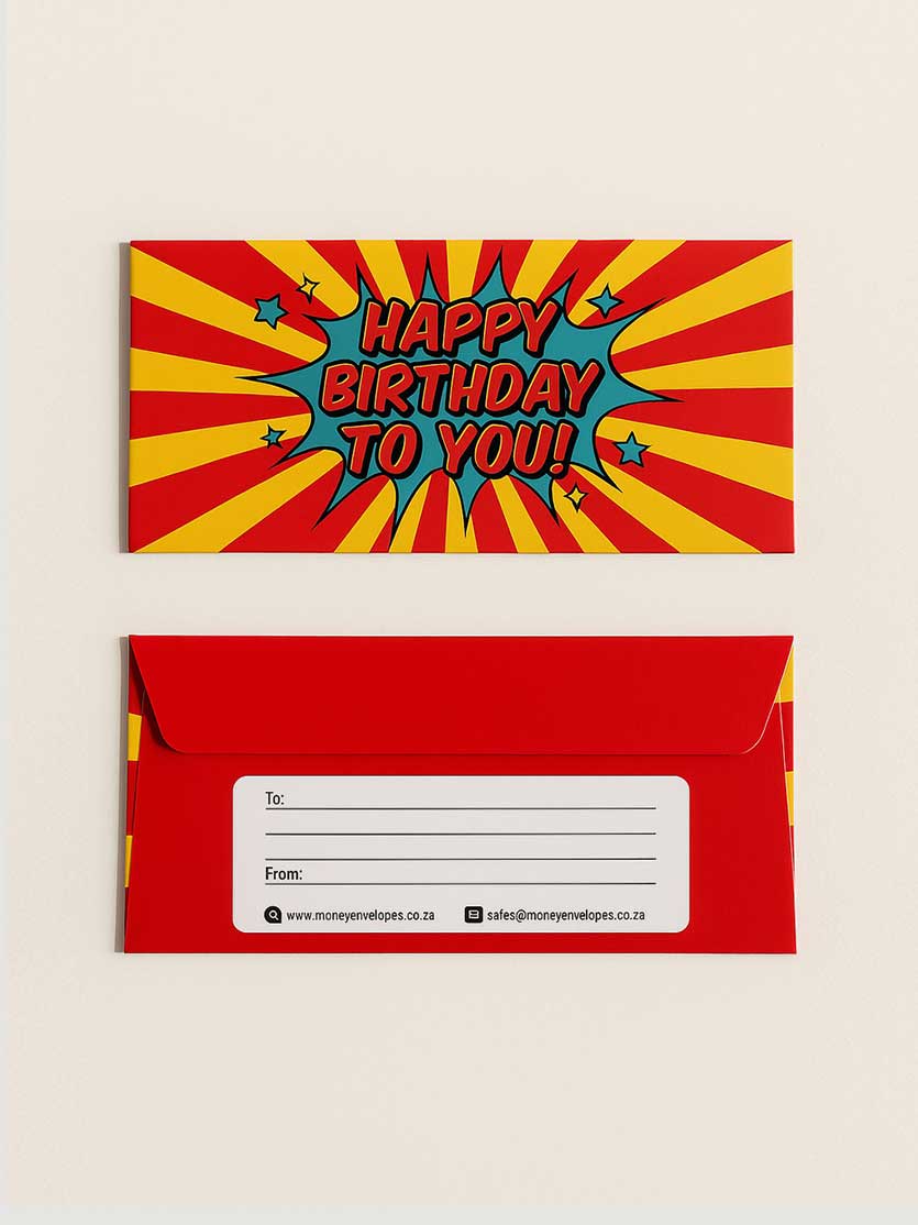 HAPPY BIRTHDAY - POP Red