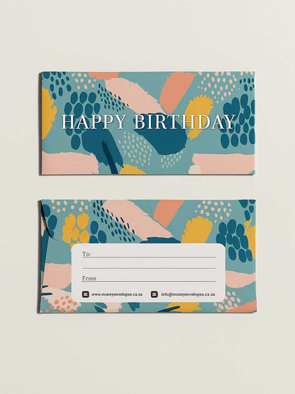 Abstract - Happy Birthday - Custom Printed Tissue Paper & Wholesale Packaging South Africa