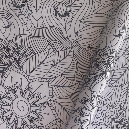 Kraft Wrapping Paper - Coloring in – Tish&Shoo