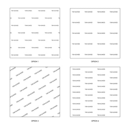 Custom Printed Tissue Paper-1 ink colour