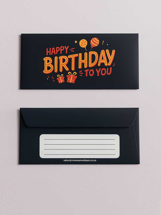 HAPPY BIRTHDAY - Navy Blue
