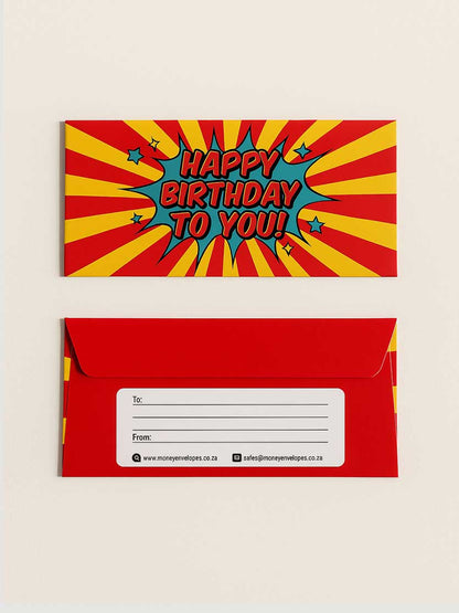 Happy Birthday - Pop Red - Custom Printed Tissue Paper & Wholesale Packaging South Africa