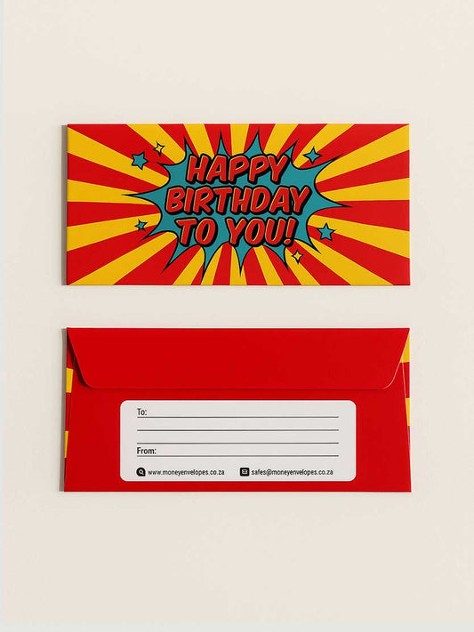 HAPPY BIRTHDAY - POP Red