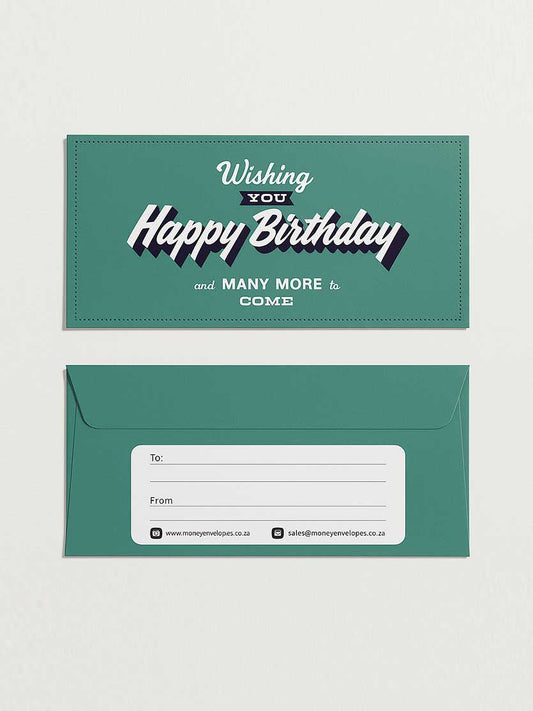 HAPPY BIRTHDAY - Vintage Green