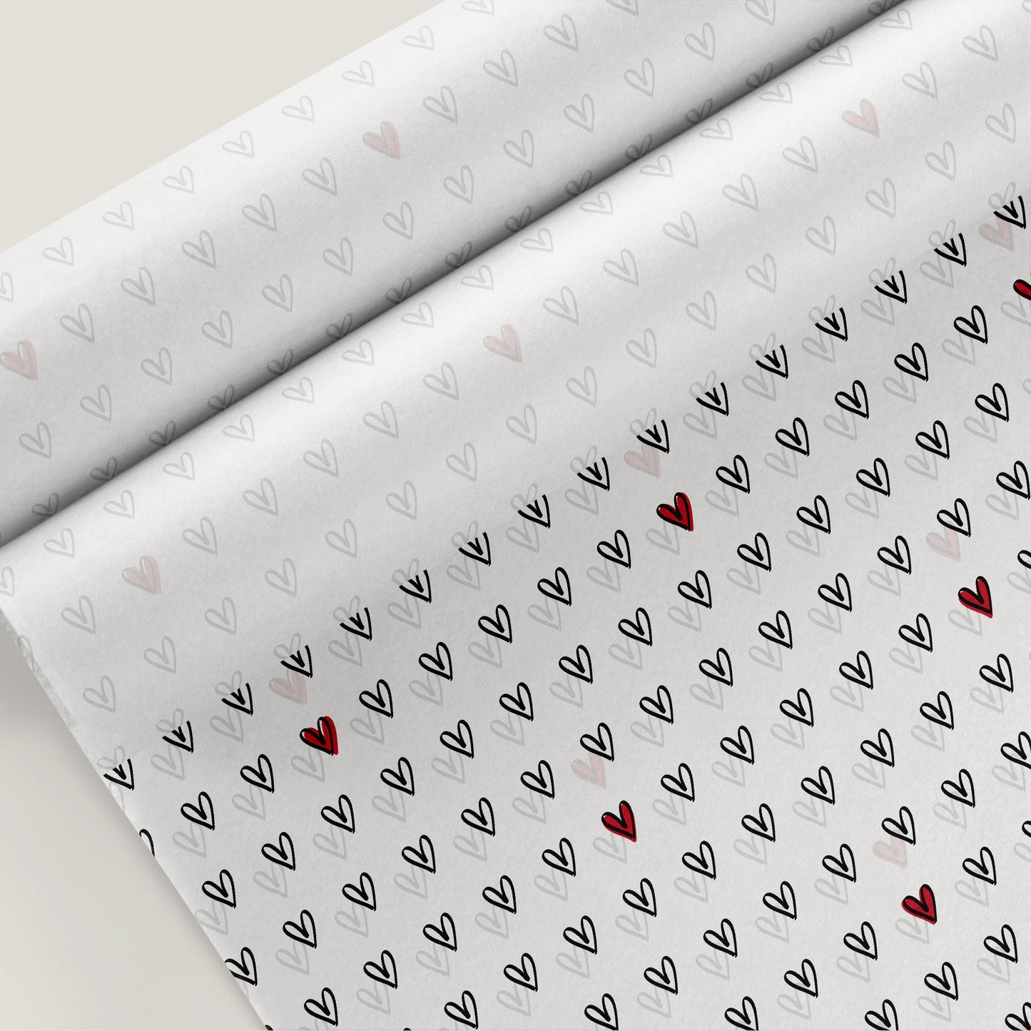 Hearts Tissue Paper (Wholesale) - Custom Printed Tissue Paper & Wholesale Packaging South Africa