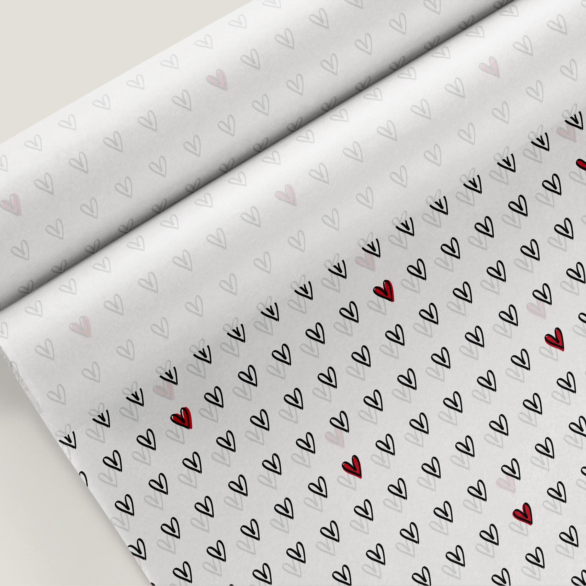 Hearts Tissue Paper (Wholesale) - Custom Printed Tissue Paper & Wholesale Packaging South Africa