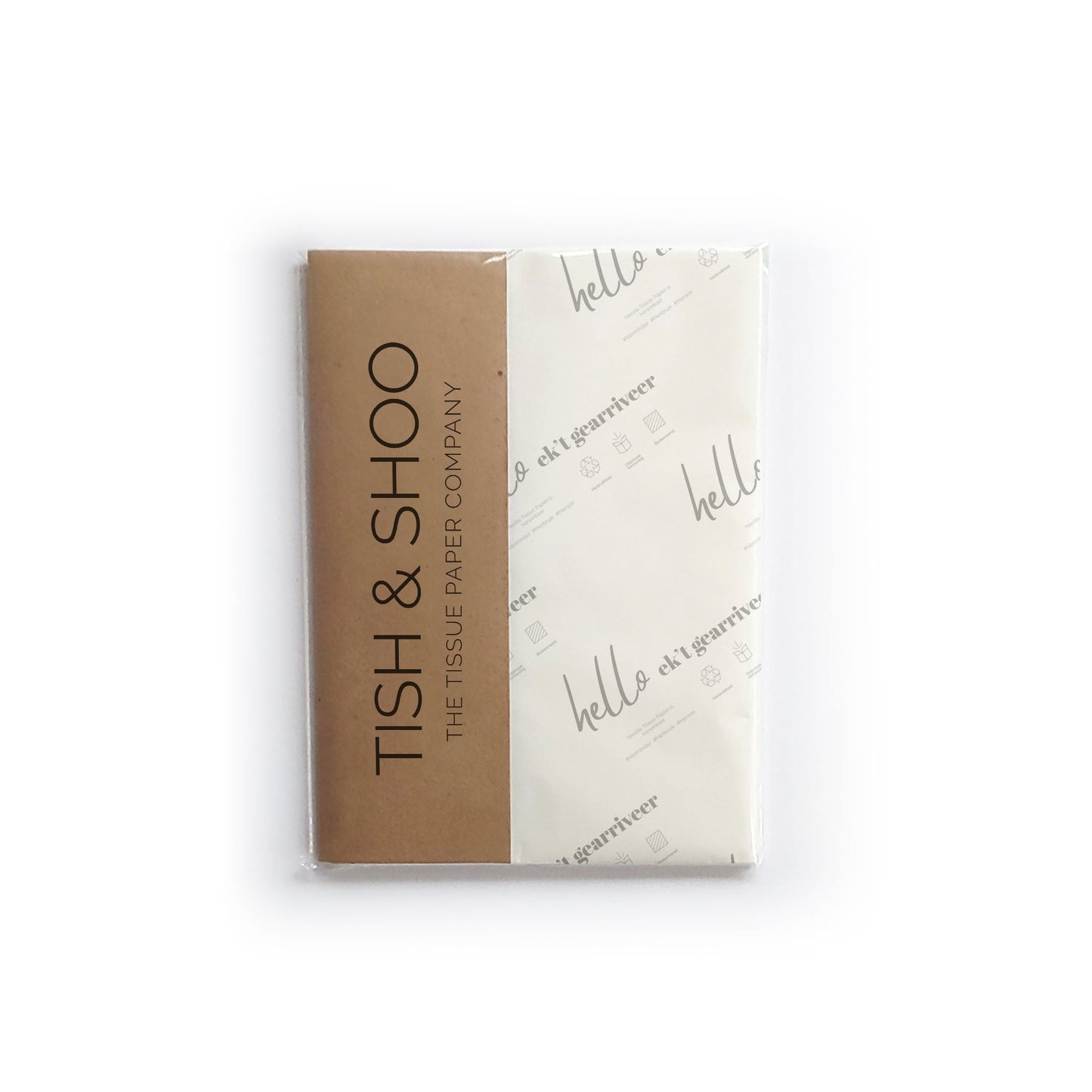Hello Ek’T Gearriveer Tissue Paper (Wholesale) - Custom Printed Tissue Paper & Wholesale Packaging South Africa