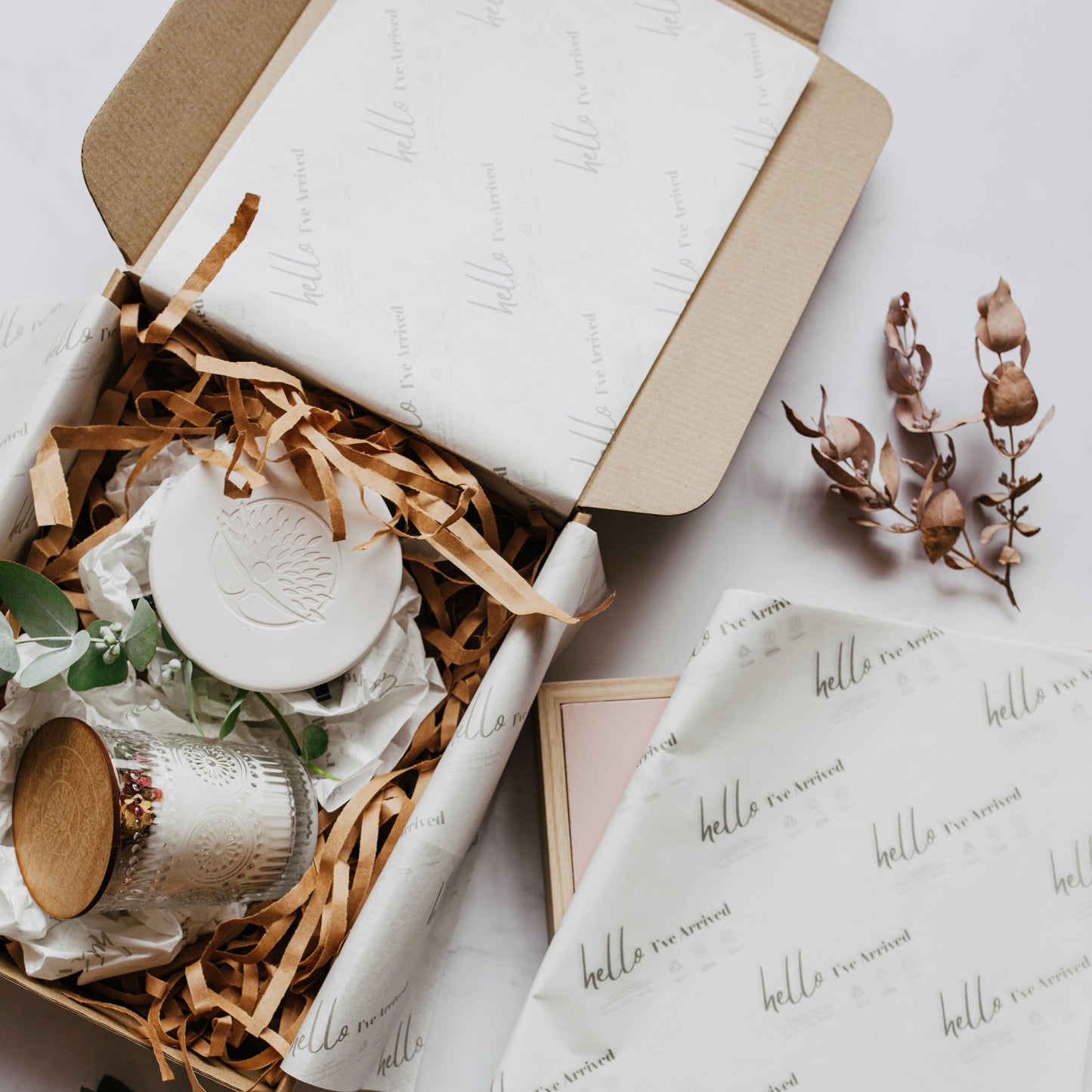 Hello I'Ve Arrived Tissue Paper (Wholesale) - Custom Printed Tissue Paper & Wholesale Packaging South Africa