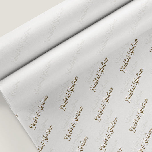 Shabbat Shalom Tissue Paper (Wholesale) - Custom Printed Tissue Paper & Wholesale Packaging South Africa